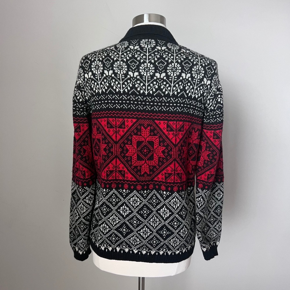 Vintage Pendleton Originals Womens 100% Wool‎ Cardigan Sweater Fair Isle Large - Picture 5 of 12
